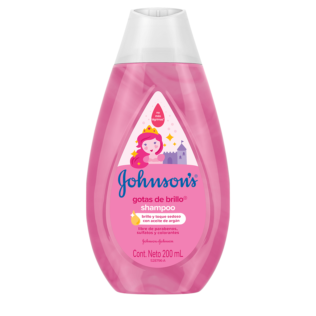 JOHNSON’S® baby shampoo gotas de brillo